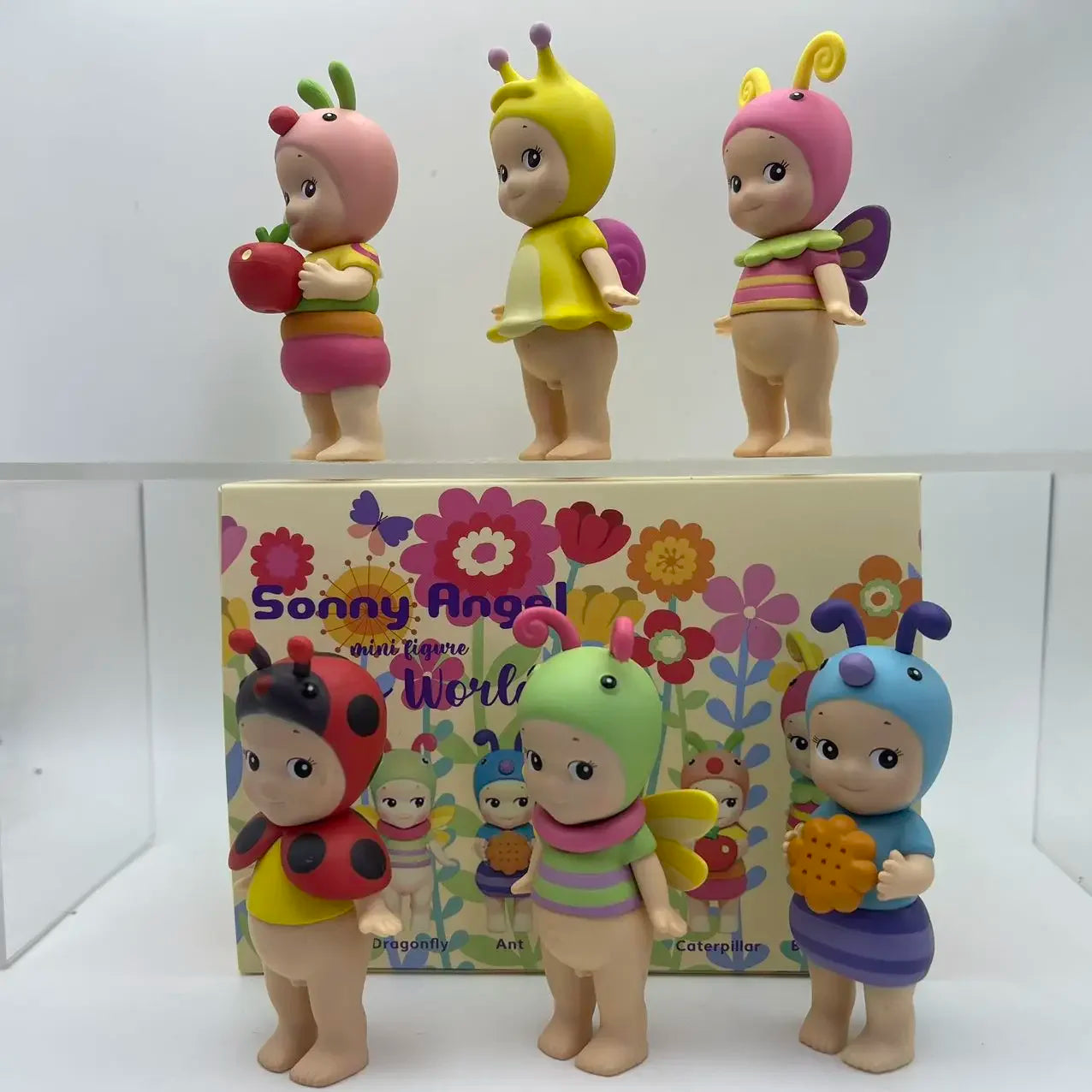 ソニーエンジェル ブラインドボックス ミニフィギュア バグズワールド限定シリーズ アニメフィギュア かわいい人形 子供用 クリスマス 誕生日 ギフト 6個