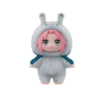 Original BANDAI Eaki Naruto Uzumaki Naruto Blind Box Shippuden Beast Party Series Plush Doll Anime Characters Are Cute Toys Gift