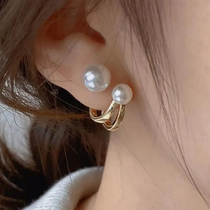 925 Silver Needle Korean Fashion Zircon Geometric Earrings For Women Jewelry 2025 Trending Luxury Crystal Cross Stud Earrings