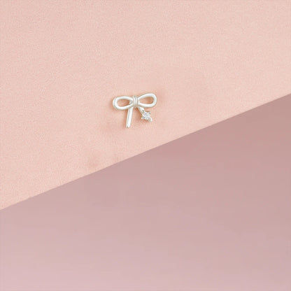 Aide 925 Sterling Silver 1pc Geometry Multi Piercing Stud Earrings For Women K Gold Simple Elegant Tassel Jewelry Gift Pendiente