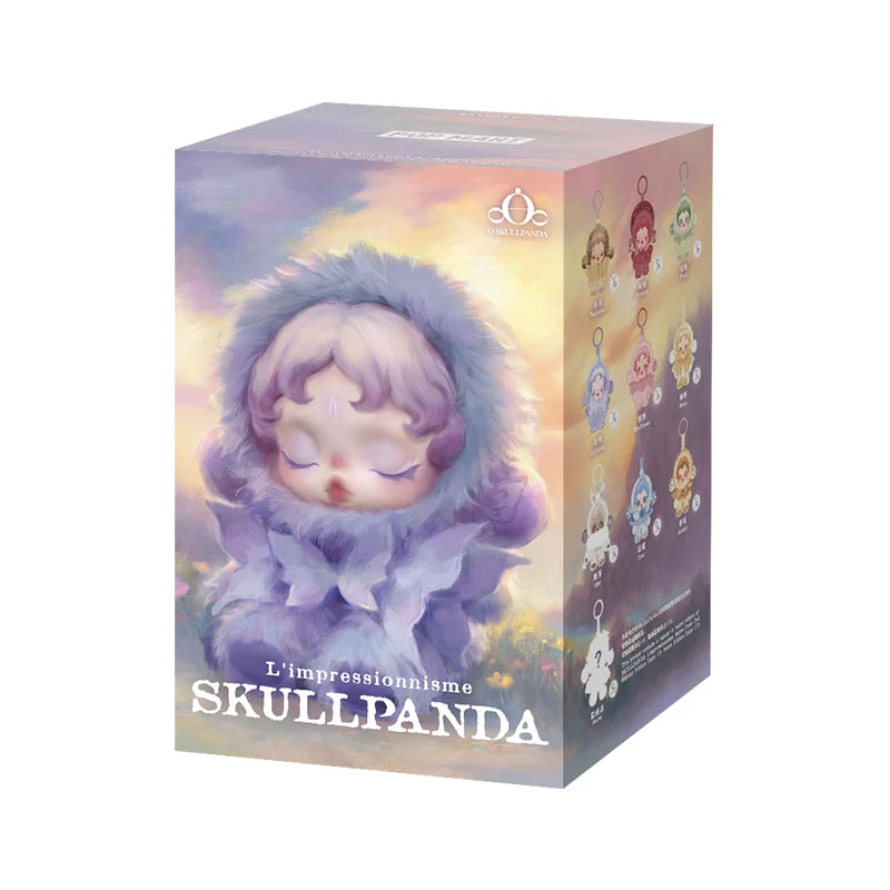 POP MART SKULLPANDA 印象派シリーズ ぬいぐるみ ブラインドボックス 1個/6個 ミステリーボックス