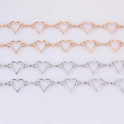 Women Fashion Heart Shaped Metal Waist Chain Belt Waistband Accessories