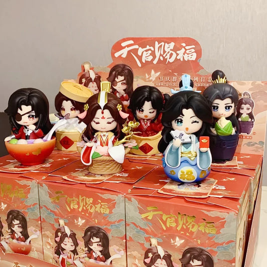 Genuine Heavenly Officials Blessing Blind Box Mystery Tian Guan Ci Fu Anime Xielian Huacheng Toy Figure Doll Model Surprise Gift