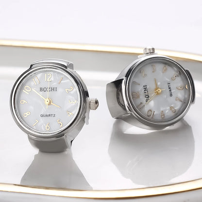 Rings Finger Watches Fashion Party Quartz Watches Unisex Couple Rings Jewelry Gift Real