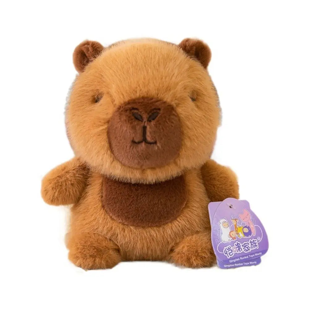 Kawaii 16cm Plush Companion Doll Plush Capybara Stuffed Animal Pillow Elephant Bear Animal Plush Toy Sleeping Gift