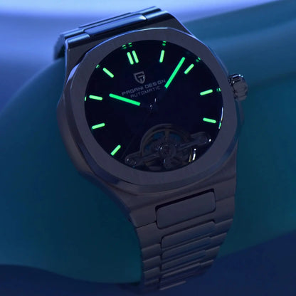 PAGANI DESIGN 2025 New Skeleton Tourbillon Men's Mechanical Watches Top Luxury Automatic Watch For Men Sporty elegant Wristwatch