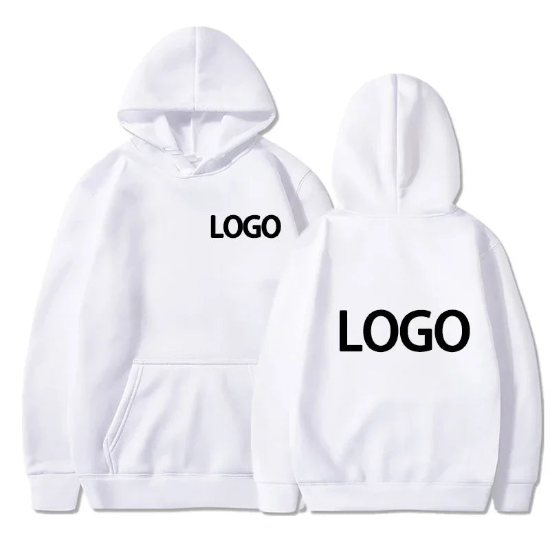 Customized Printing Men's and Women's Hoodies, Loose Casual Clothing, Fashionable Long Sleeved Hooded Pullover, 2025