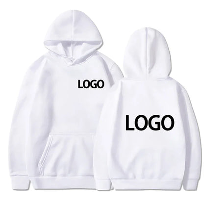 Customized Printing Men's and Women's Hoodies, Loose Casual Clothing, Fashionable Long Sleeved Hooded Pullover, 2025