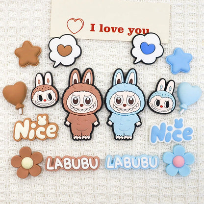 New Cartoon Ugly Monster Jibbitz Shoes Charms PVC Shoe Accessories For Clogs Sandals Decoration Waterproof For Party Gifts