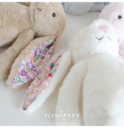 30cm ボニーラビット 花耳ぬいぐるみ 漫画ぬいぐるみ ウサギ人形 子供部屋装飾 おもちゃ 柔らかい 女の子への誕生日プレゼント