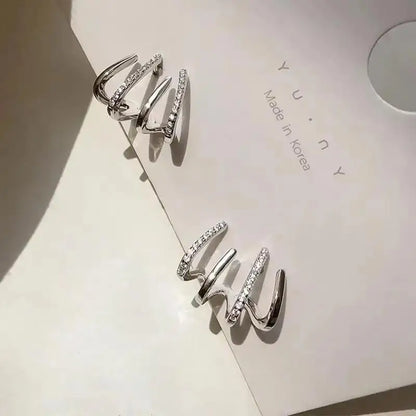 925 Silver Needle Korean Fashion Bowknot Tulip Earrings For Women Jewelry 2025 Trending New Women's White Flower Earrings Brinco