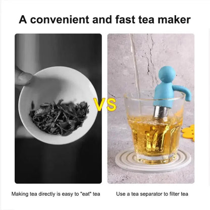 Stainless Steel Tea Infuser Kitchen Accessory Household Use Reusable Metal Makeup Brushes  Massage Kitchen Dining Bar Garden