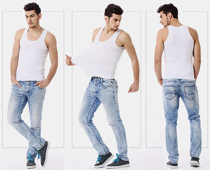1/3 Pack Four Seasons Men's Cotton Joker Vest Teenagers Simple Fit Sports Fitness T-shirt Middle-aged Casual Sleeveless T-shirt