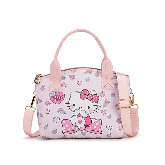 2025 New Sanrio Hello Kitty Cinnamoroll My Melody Kids Cartoon Crossbody Handbag Cute Wallet Purse