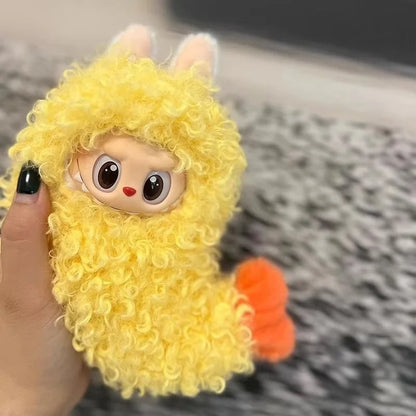 Labubu Doll Fried Shrimp Costume High-Quality Anime Peripheral Handmade Tempura Clothing Collectors' Toy Figure Accessory