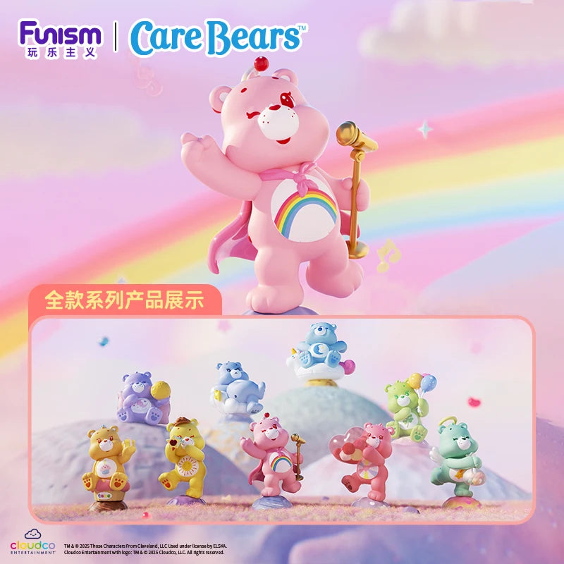 FUNISM Original Genuine CareBears Healing Planet Series Blind Box Figures Model Handmade Desktop Ornament Toy Birthday Gift