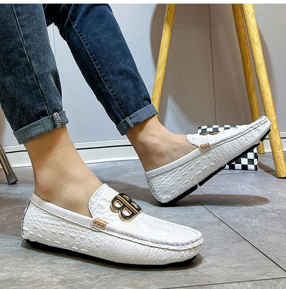 Loafers Men Men's Moccasins Slip-ons Casual Leather Luxury Shoes Designer Fashion Mocassin Homme Mocasines Hombre Autumn Loafer