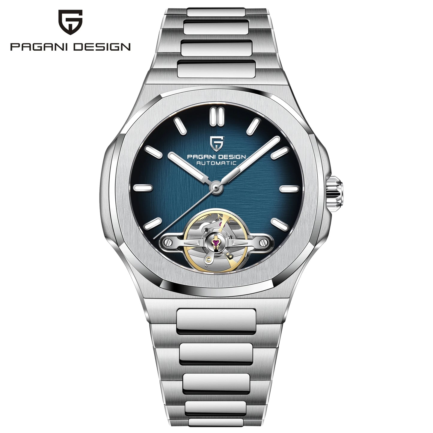 PAGANI DESIGN Men's Watch Luxury Mechanical Watches For Man Tourbillon Automatic Wristwatch Sapphire Mirror Clock Man Sport Gift