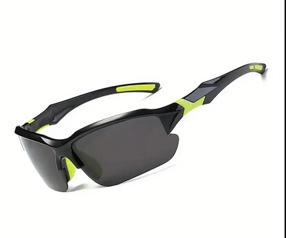 Outdoor Polarized Fashionable Sports Glasses for Men and Women, Windproof Suitable for Baseball Running Fishing Golf and Driving