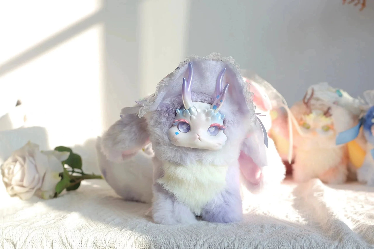 Tutulong Blind Box Fantasy Forest Tea Party Series Mysterious Box Cute Rabbit Dragon Surprise Box Plush Doll Toy Figure Kid Gift