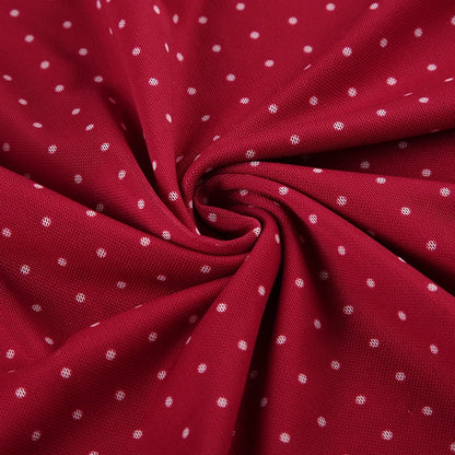 SUCHCUTE Elegant Polka Dot Print Backless Party Dresses Women Causal Sleeveless Beach Dress Vestidos Summer Sundress Sexy Robe