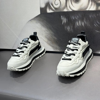 メンズスニーカーシューズ、男性用プラットフォームスポーツシューズ、スポーツとレジャー、カジュアルスニーカー、滑り止め、ファッション、耐摩耗性、ローファー