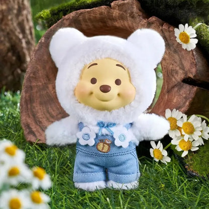 New Disney Winnie The Pooh Candy Series Blind Box Cute Vinyl  Doll Face Pendant Pupu Bear Doll Fashion Trend Toy Kids Gifts