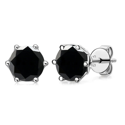 Butterflykiss Real 1 CT D Color Moissanite Stud Earrings For Women Top Quality 925 Sterling Silver Sparkling Wedding Jewelry