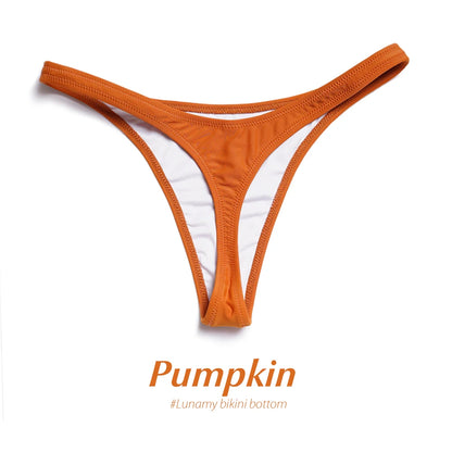 Lunamy ホットセール 水着 ひも水着 レディース ビキニボトムス＆トップス セクシービキニセット ビーチウェア Tバック 女性用 スイミングパンツ