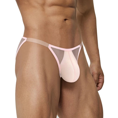 Transparent U Pouch Man Briefs Bikini Lingerie Sexy Low Waist Mens Soft Underwear Breathable Quick dry Male Triangle Underpants