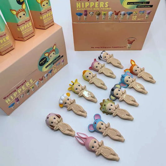 Hot Better Quality Sonny Angel Hippers Mini Figures Animals Series Blind Box PVC Toy Fans Desktop Phone Car Ornaments Doll Gifts
