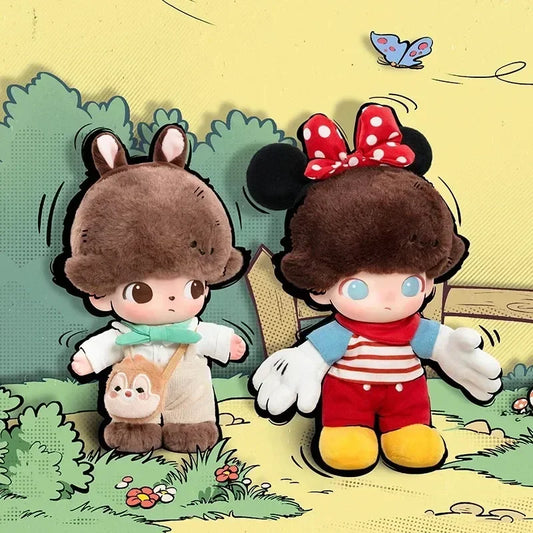 POP MART DIMOO WORLD x DISNEY Series-Vinyl Plush Keychain Blind Box Toys Kawaii Anime Action Figure Caixa Caja Surprise Mystery
