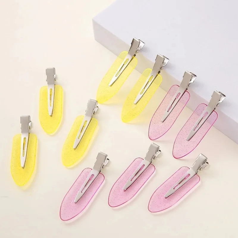 10個/セット レディース ヘアクリップ サイドバングス固定 フリンジバレッタ メイクアップツール 女性 レディース ガールズ ヘッドウェア ヘアピン ヘアアクセサリー