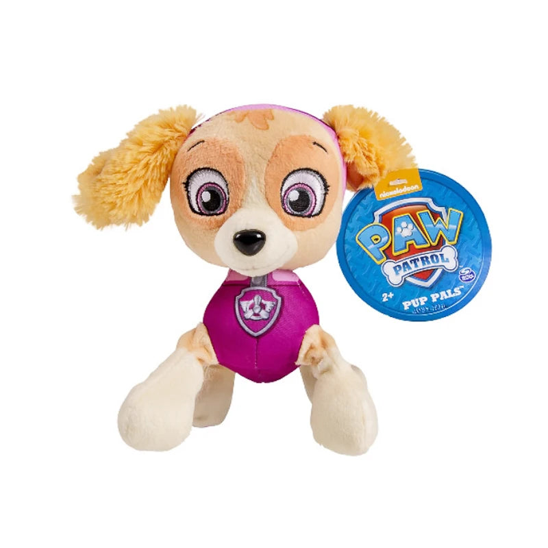 Paw Patrol Plush Toy Action Figure Ryder Marshal Zuma Everest Cartoon Model Two postures Plush Toy Children's Birthday Party Gif