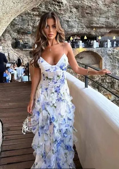 Long dresses Elegant Off Shoulder Evening Dress 2025 Princess Sleeve Chiffon Gown for Women Party Prom Formal Wear Long A-Line