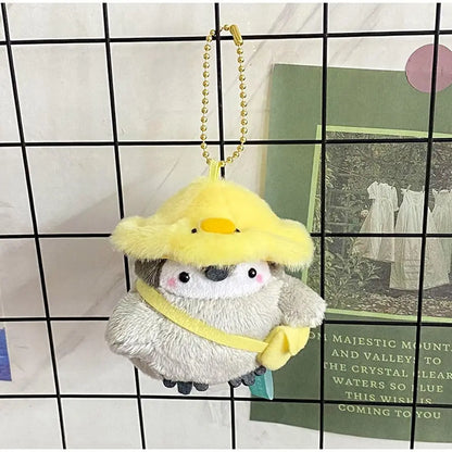 かわいいペンギンのぬいぐるみキーホルダー 観光帽子ペンギンキーホルダー 女の子へのギフト クリエイティブなスクールバッグキーホルダー