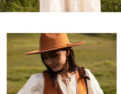 Fashion Women's Brown Button Vest Waistcoat