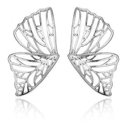 925 Silver Needle Korean Big Elegant Earrings For Woman Metal Jewelry 2025 Trending Vintage Geometric Women's Earrings Z40