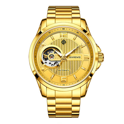BANGWEI 2025 New Automatic Watches For Men Fashion LIGE Mechanical Mens Watch Waterproof Tourbillon Wristwatches Reloj Hombre