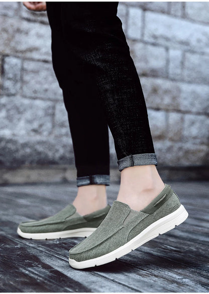 Loafers For Men Shoes Autumu New Men Canvas Shoes Classic Leisure Shoes Comfortable Breathable Sneakers For Men Loafers