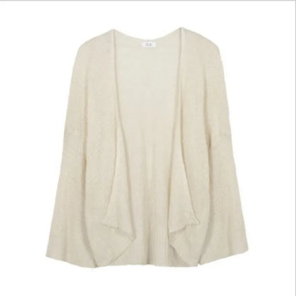Knitted Cardigan women plus size Summer cardigan Sweater women Loose Hollow coat kardigan Sweter Cardigans korean top