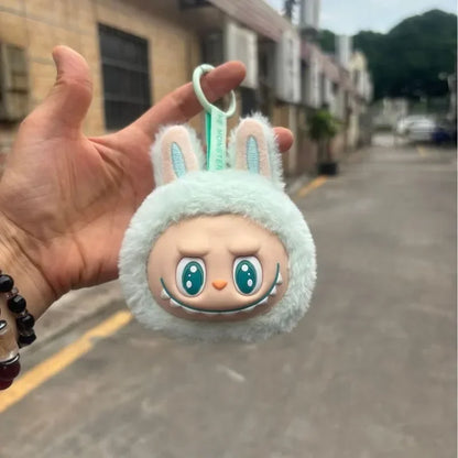 [Spot] 新作ビニール第2世代座りポーズ、ぬいぐるみ小さな頭、メロン布、ブサかわドール