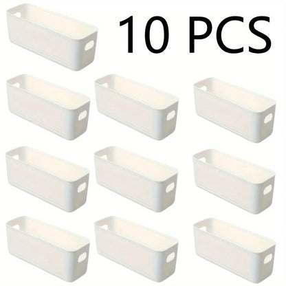 10pcs multifunctional storage box durable large-capacity desktop storage box underwear storage suitable for sundries storage