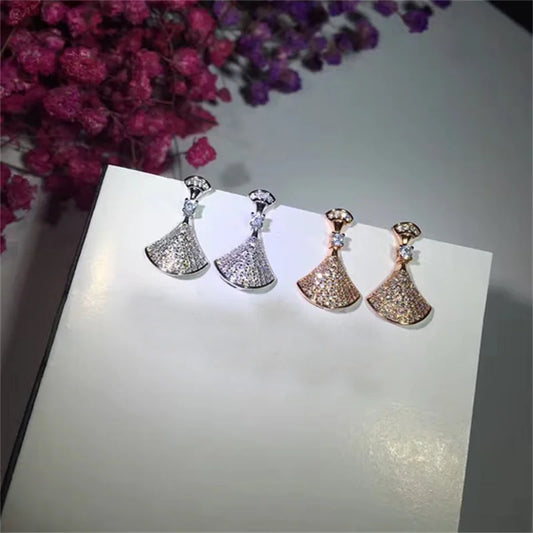 Design Fashion Earring 925 Silver Jewelry Earring 3A Cubic Zirconia Earring