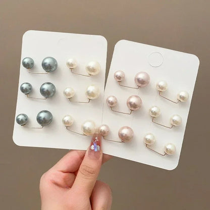 1/12Pcs Pearl Non-slip Safety Pins Dress Brooch Decoration Dress Waist Fastening Pins Collar Adjustment Scarf Buckle Jewelry