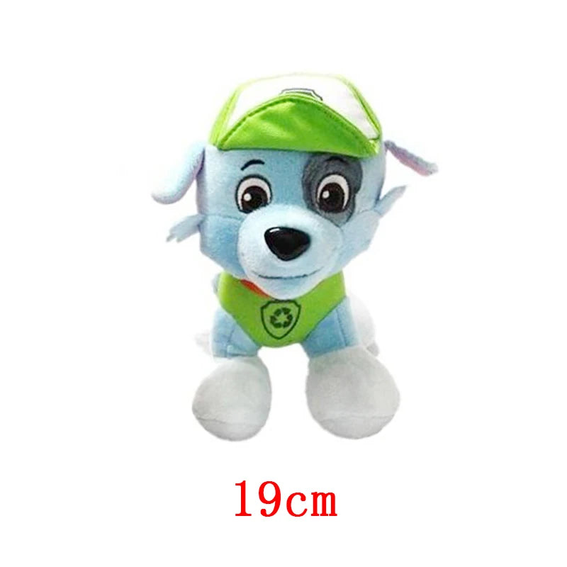 Paw Patrol Plush Toy Action Figure Ryder Marshal Zuma Everest Cartoon Model Two postures Plush Toy Children's Birthday Party Gif