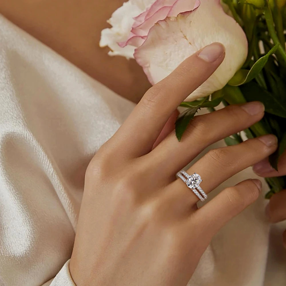 1.4mm Moissanite Wedding Band for Women S925 Sterling Silver Moissanite Rings D Color VVS1 Lab Diamond Ring Fine Jewelry Gift