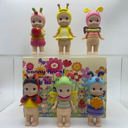 ソニーエンジェル ブラインドボックス ミニフィギュア バグズワールド限定シリーズ アニメフィギュア かわいい人形 子供用 クリスマス 誕生日 ギフト 6個