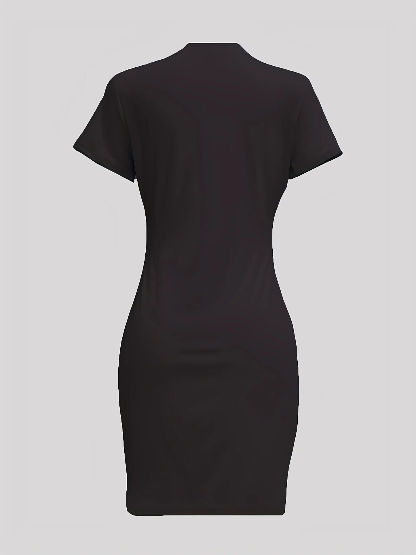 Women Short Sleeve O-Neck Loose Casual Tshirt Dresses Short Sleeve dresses Female Bodycon Streetwear Clothing
