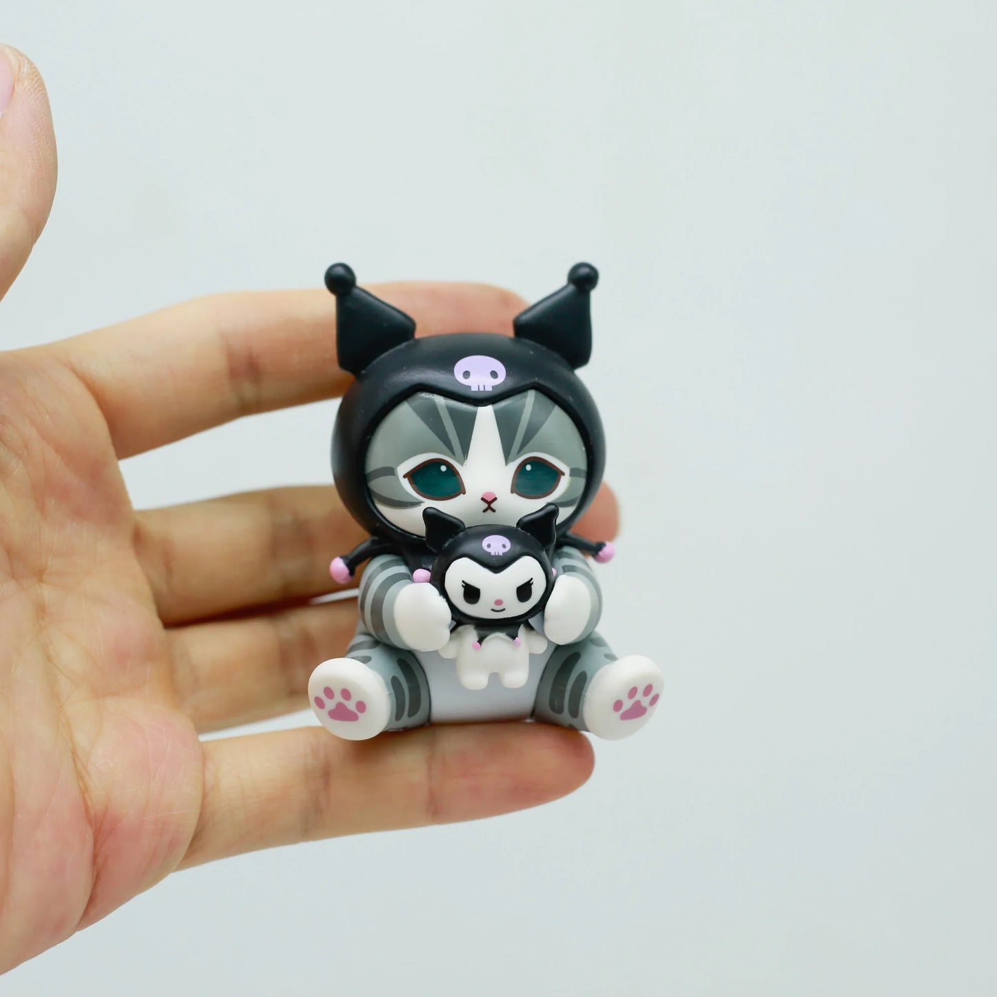 Sanrio Characters Mofusands Blind Box Toy Cat Cosplay Hangyodon Hello Kitty Kuromi Cinnamoroll Collect Figure Desk Car Decor